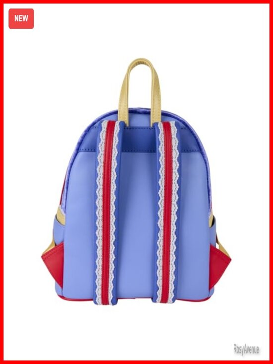 Loungefly Disney Snow White Cosplay Mini Backpack Faux Leather Velvet main image 4